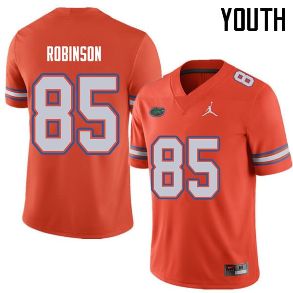 Youth NCAA Florida Gators James Robinson #85 Stitched Authentic Jordan Brand Orange College Football Jersey NXH0465CI